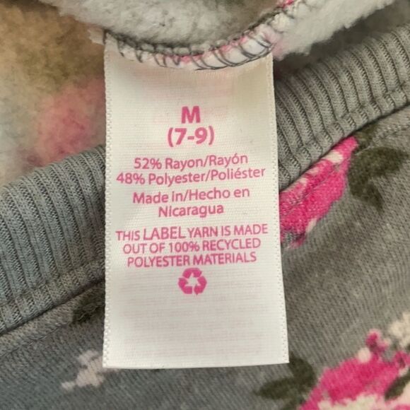 NoBo cute grey and pink floral sweatshirt M - Picture 9 of 10